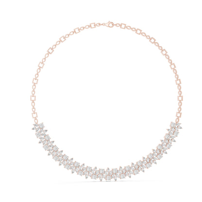 Round Lab Grown Diamond Pave Pendant