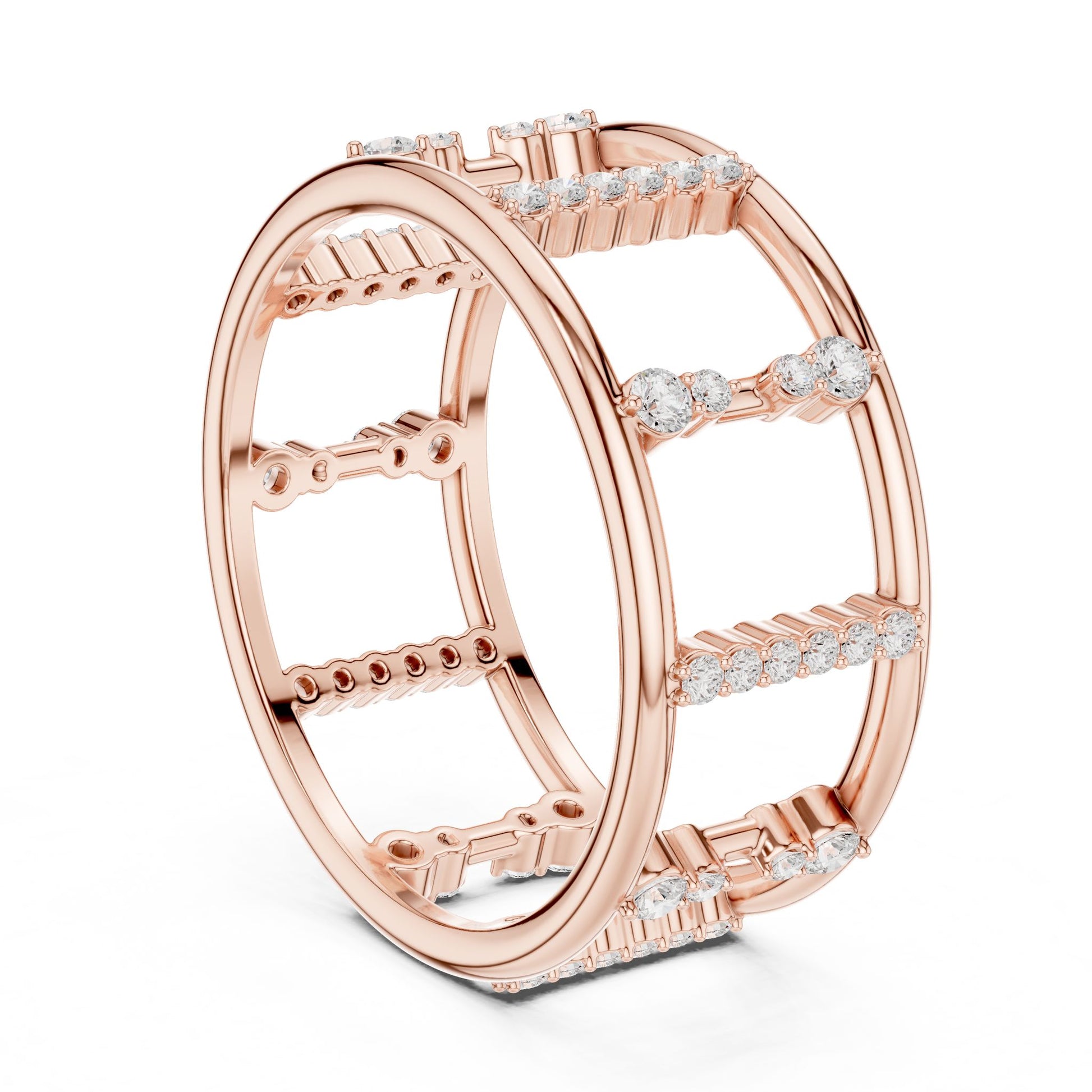 Women's Round Lab Grown Diamond Pave Ring