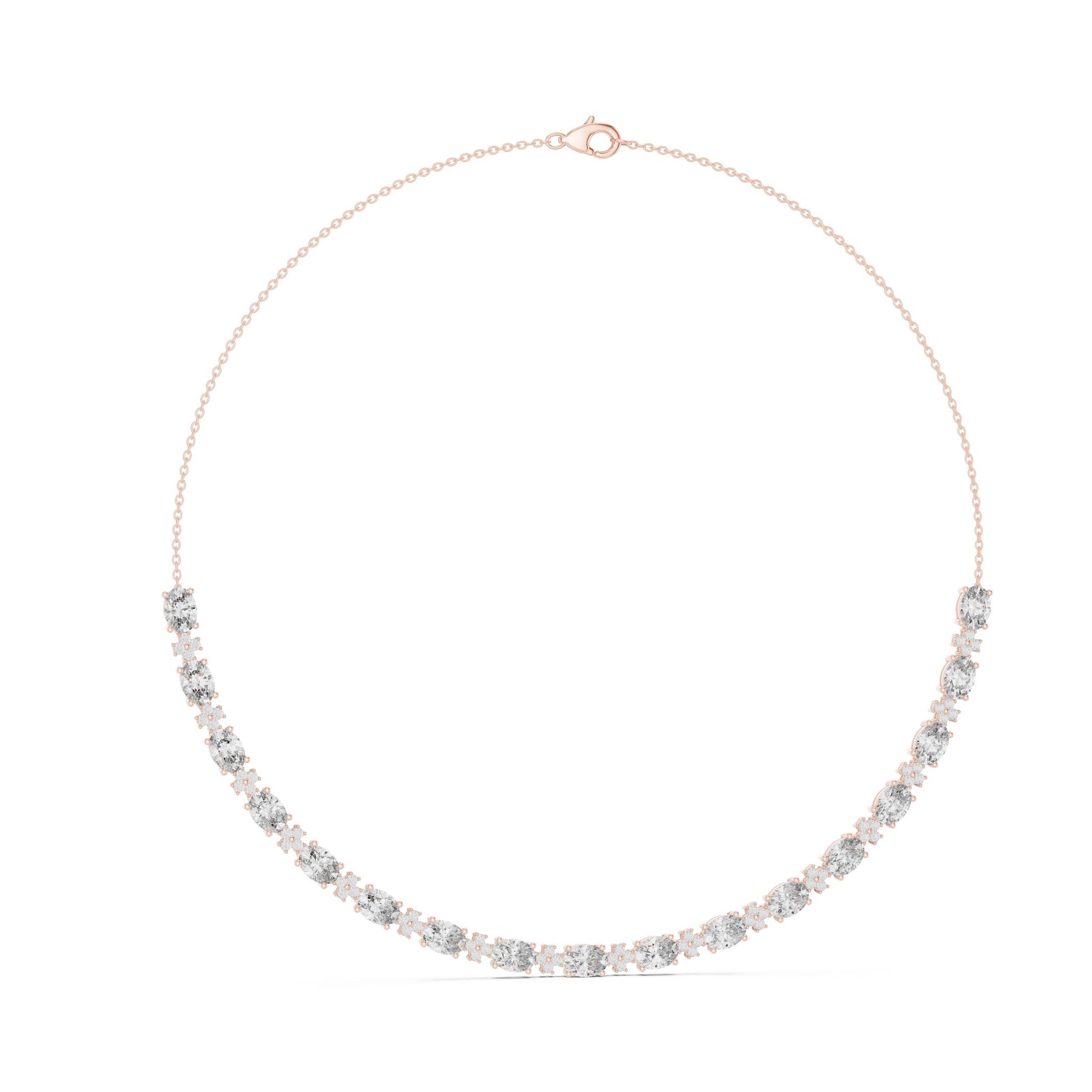 Round Lab Grown Diamond Pave Pendant