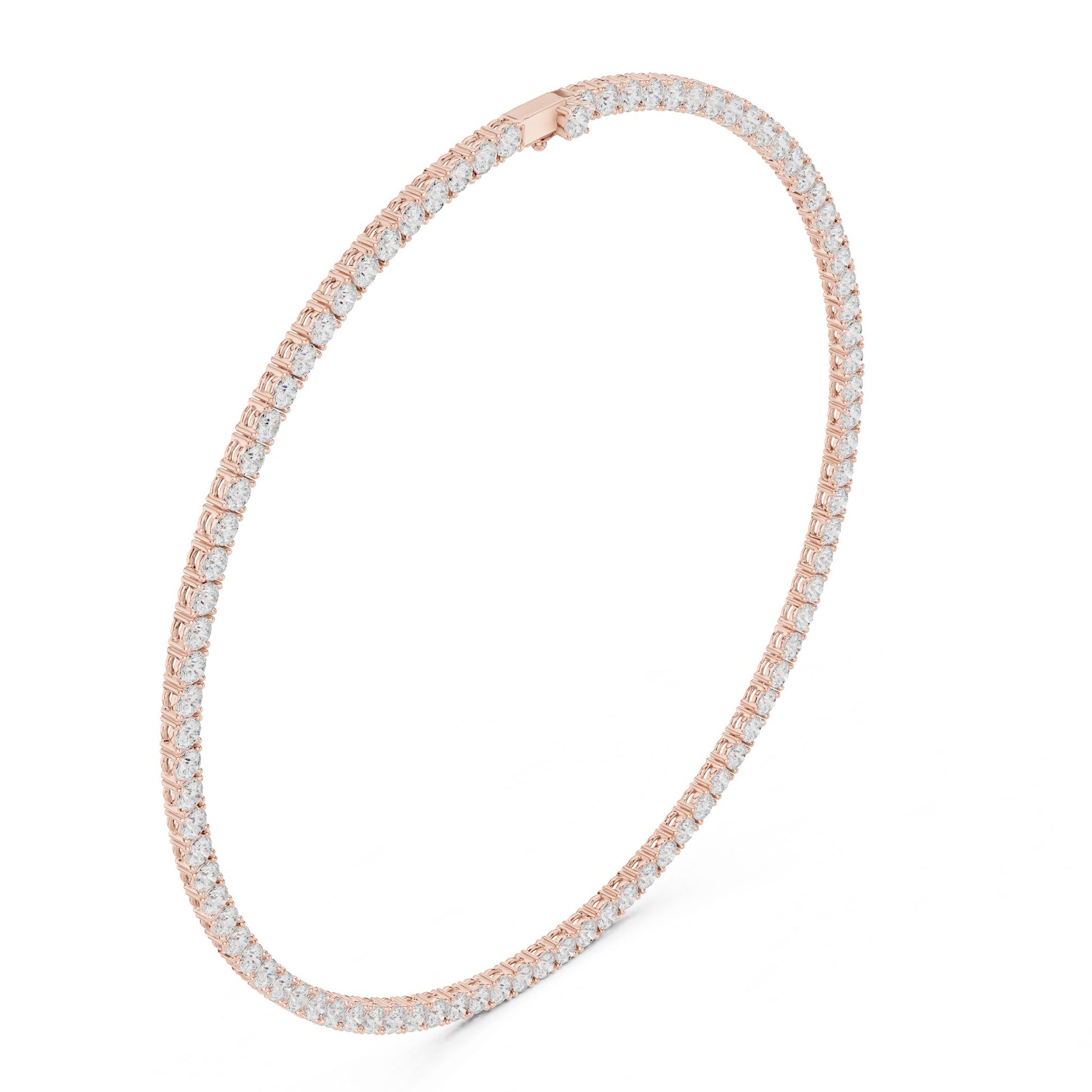 Round Lab Grown Diamond Pave Pendant