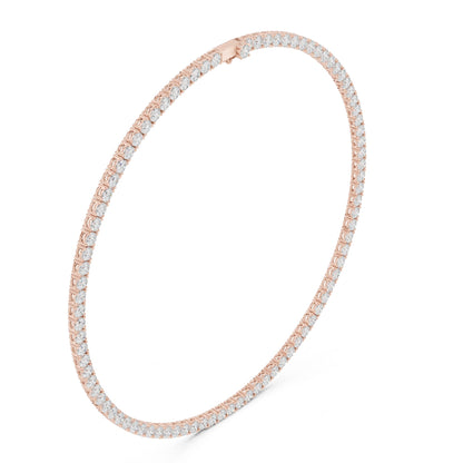 Round Lab Grown Diamond Pave Pendant