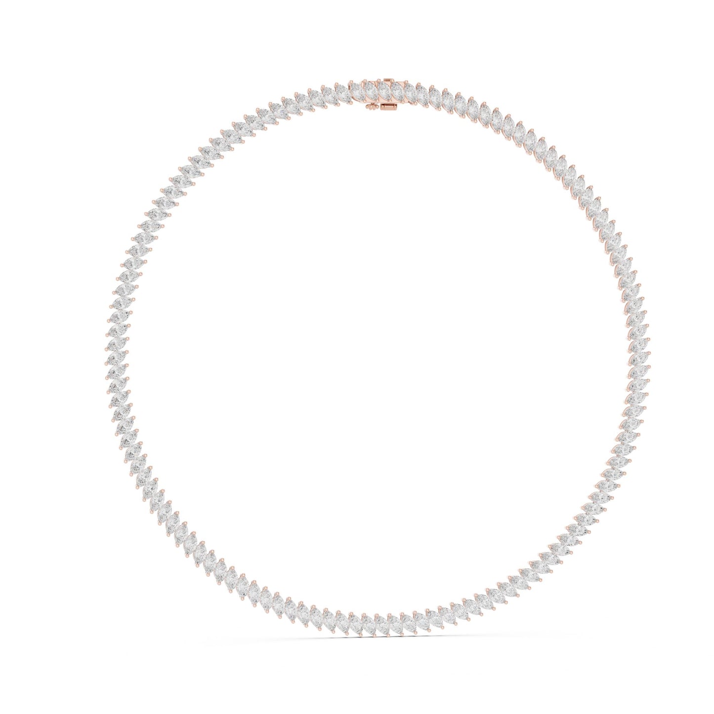Round Lab Grown Diamond Pave Pendant
