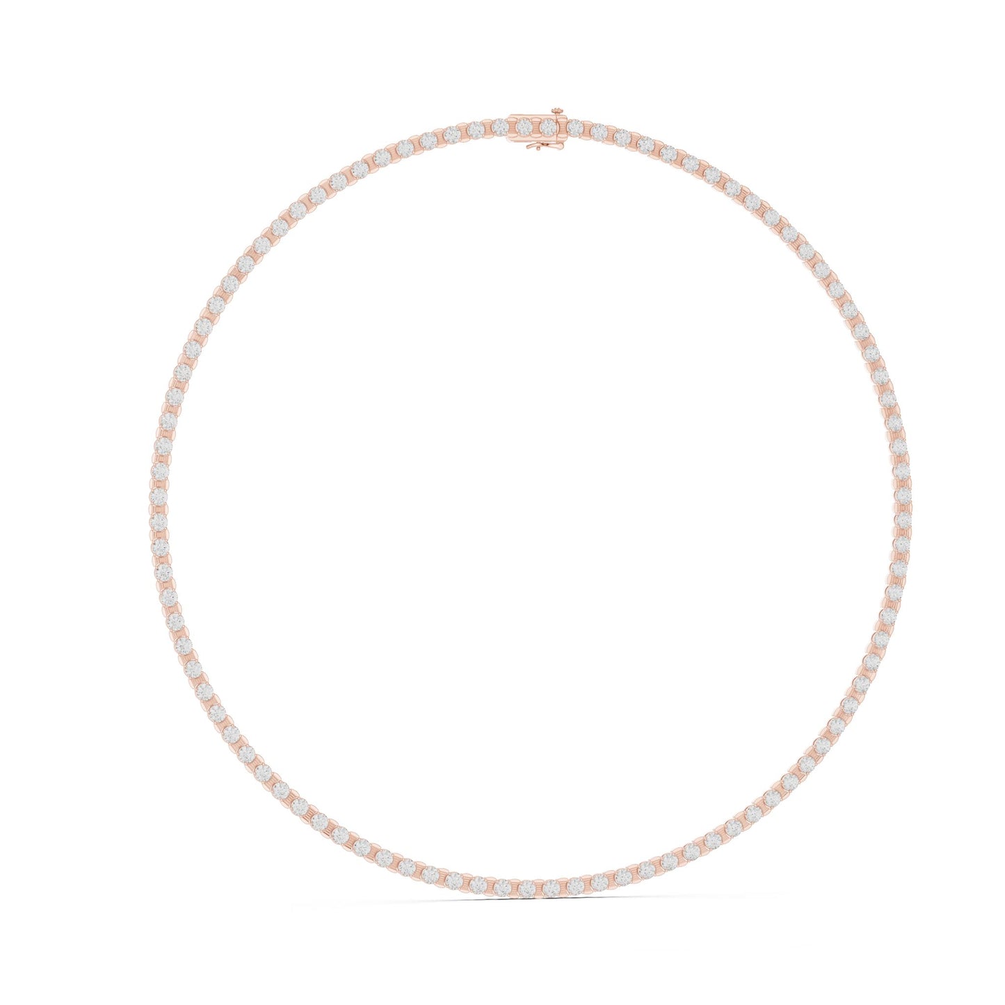Round Lab Grown Diamond Pave Pendant