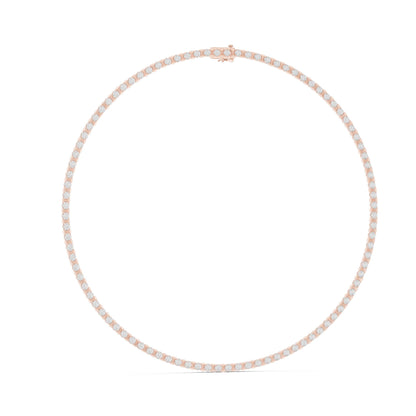 Round Lab Grown Diamond Pave Pendant