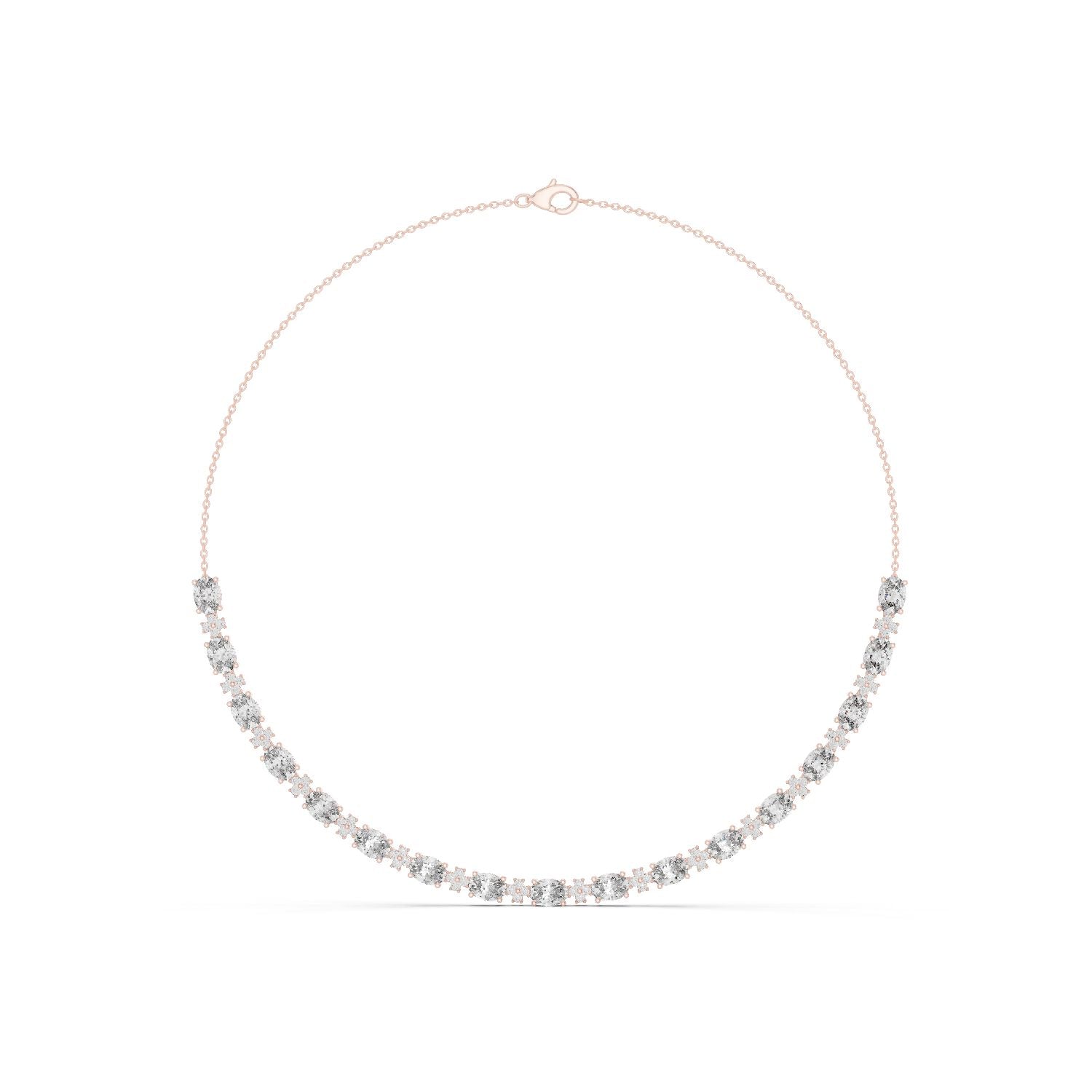 Round Lab Grown Diamond Pave Pendant