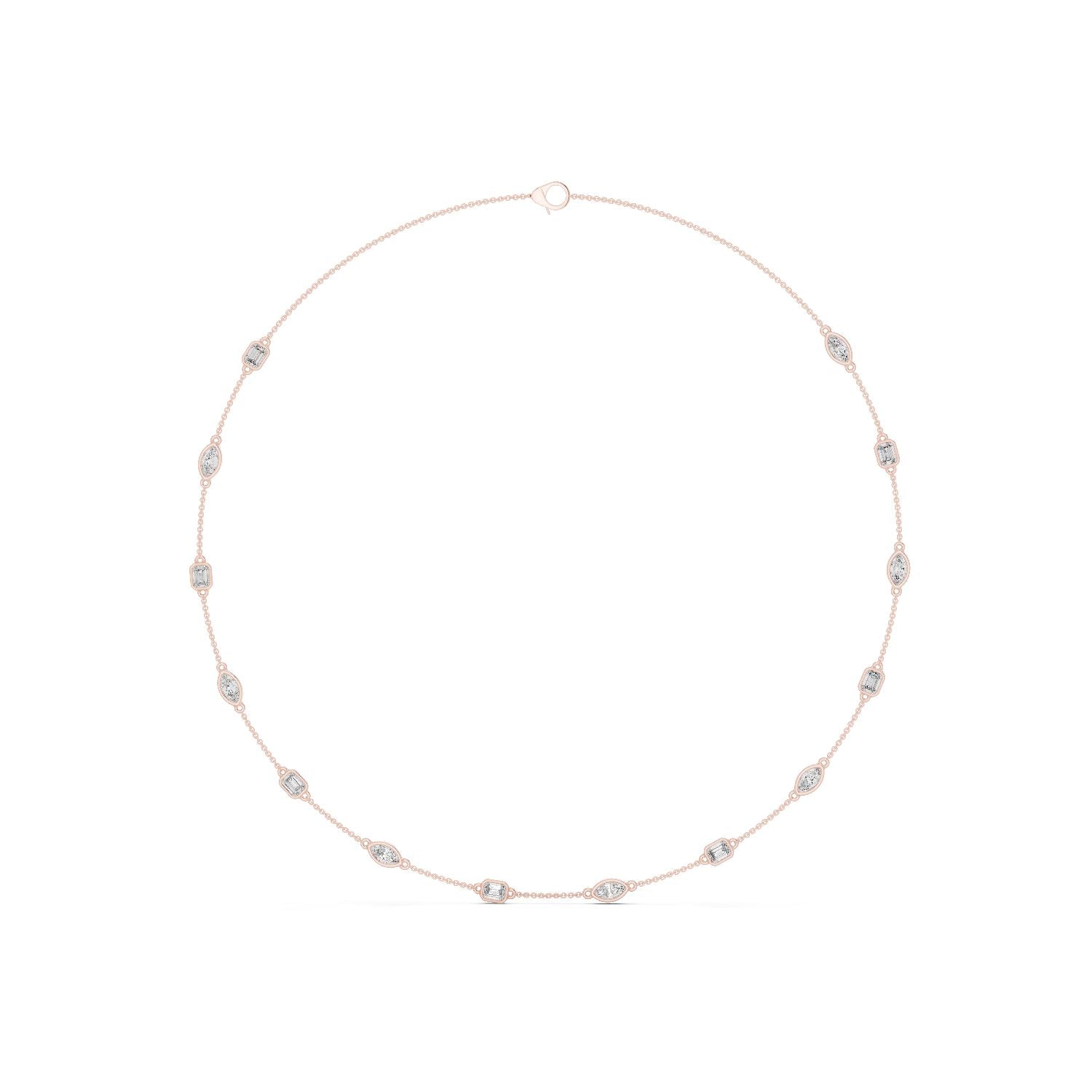 Round Lab Grown Diamond Pave Pendant
