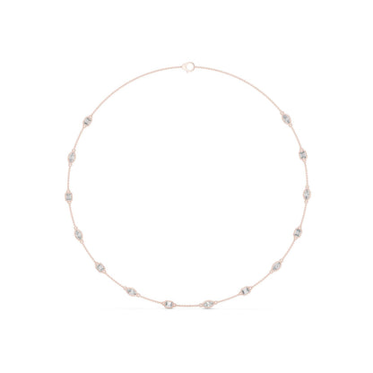 Round Lab Grown Diamond Pave Pendant