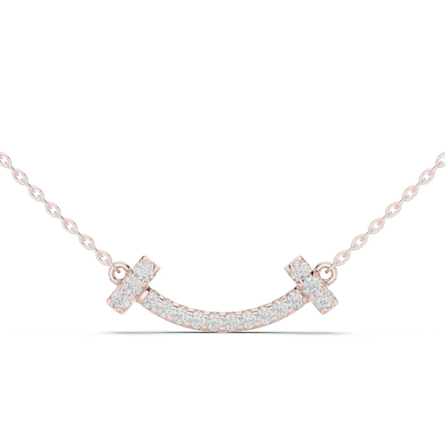 Round Lab Grown Diamond Pave Pendant