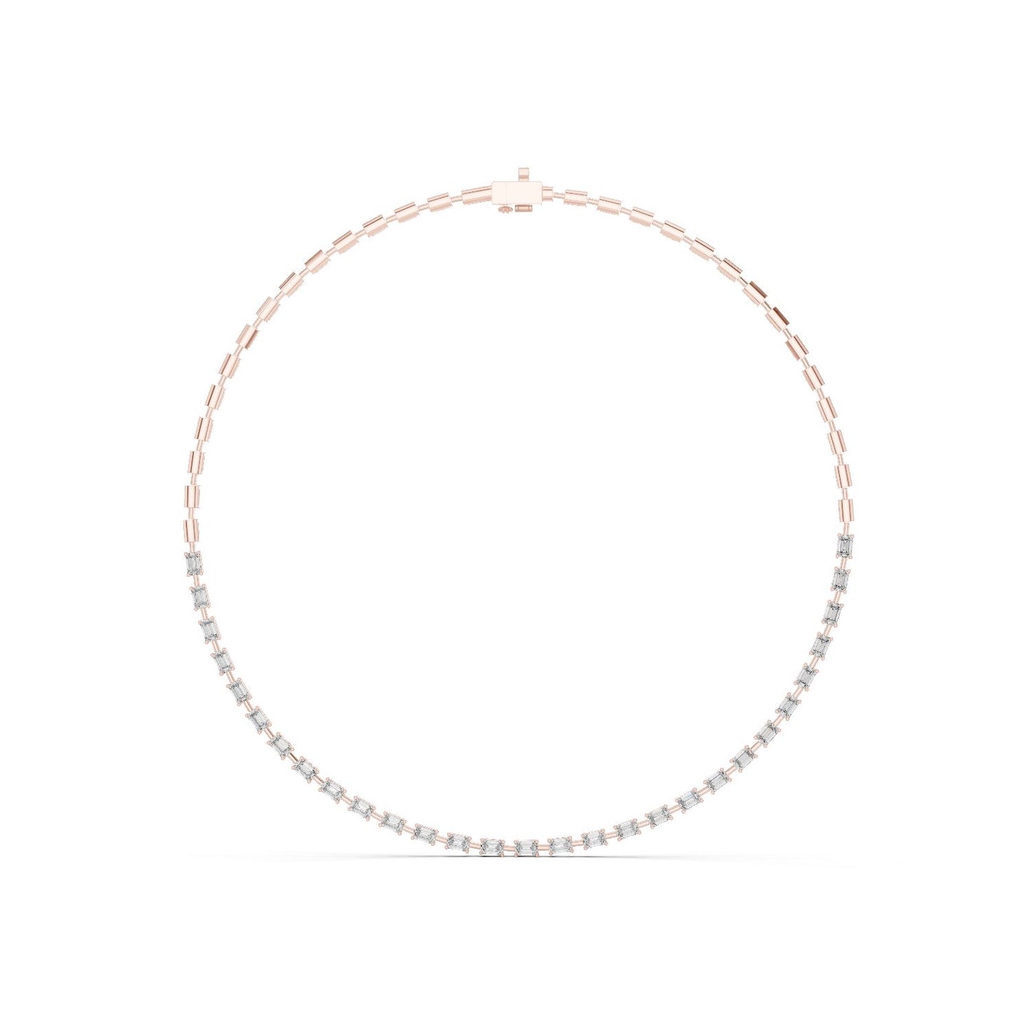 Round Lab Grown Diamond Pave Pendant