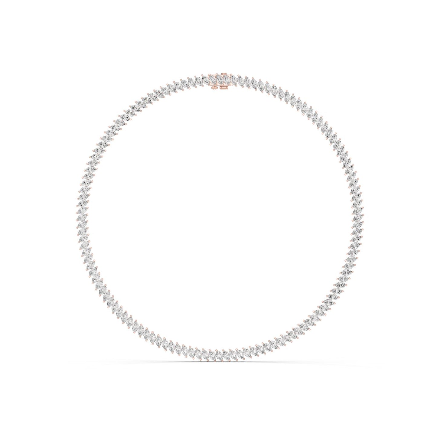 Round Lab Grown Diamond Pave Pendant