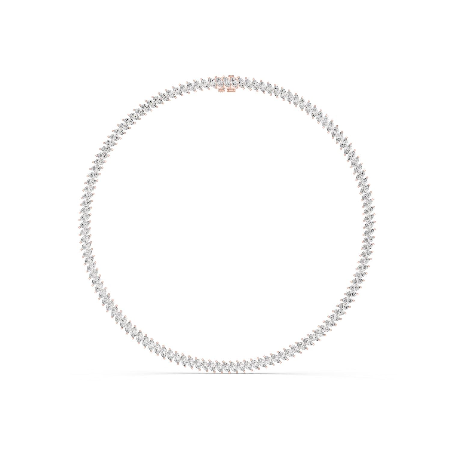 Round Lab Grown Diamond Pave Pendant