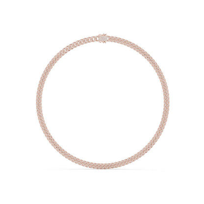 Round Lab Grown Diamond Pave Pendant