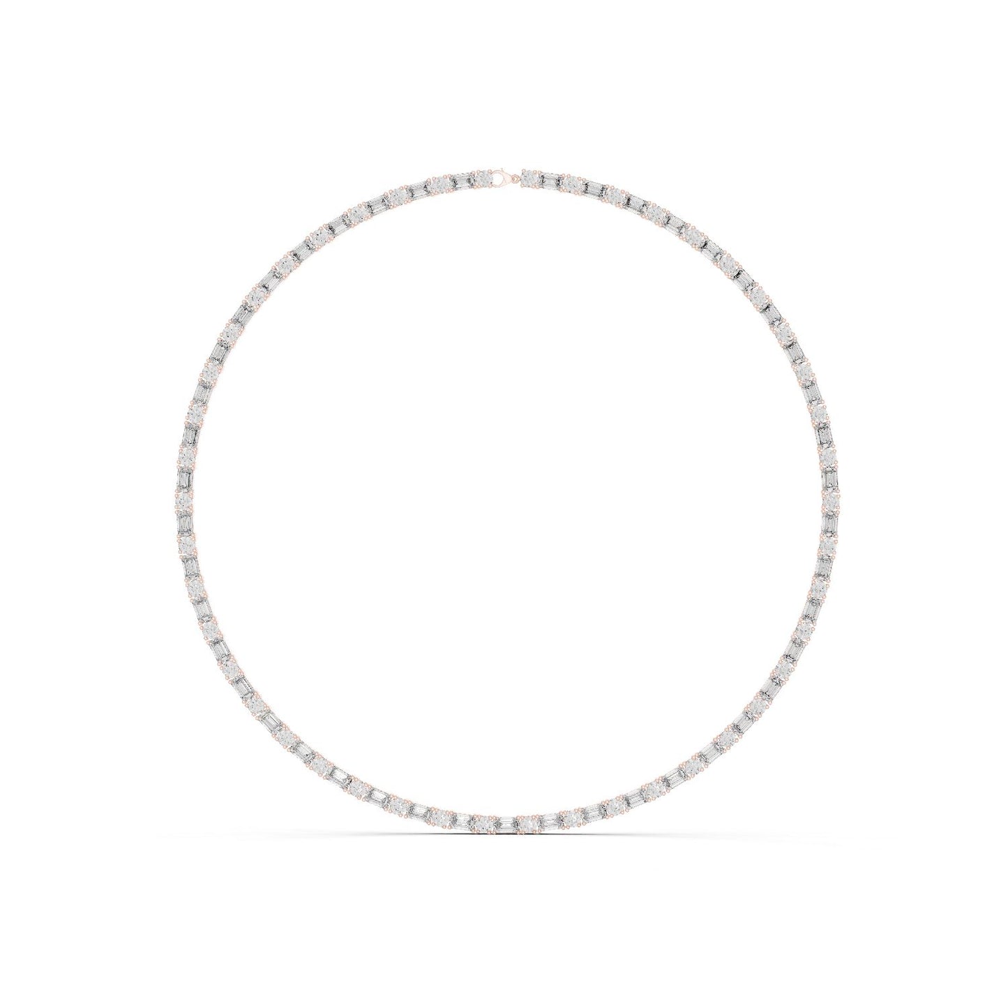 Round Lab Grown Diamond Pave Pendant