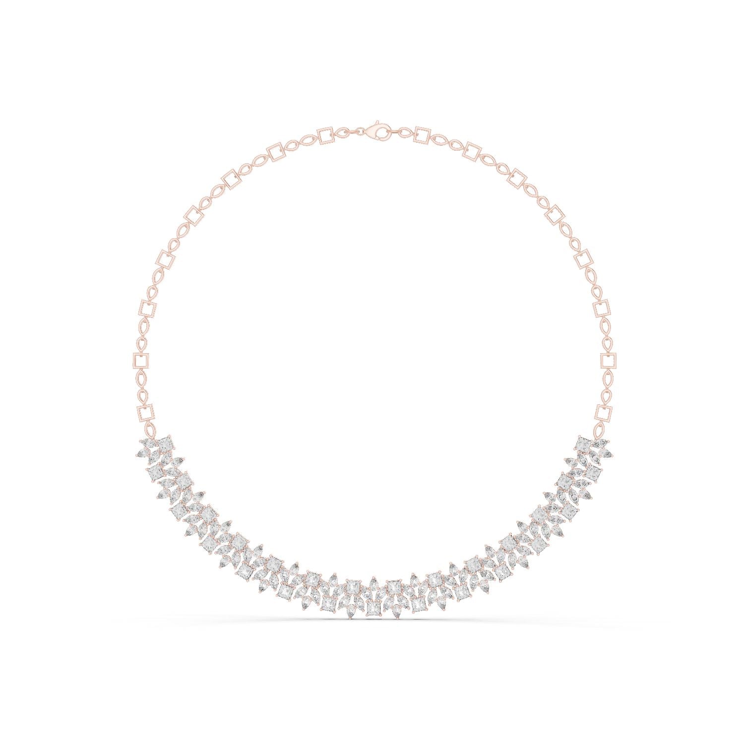 Round Lab Grown Diamond Pave Pendant