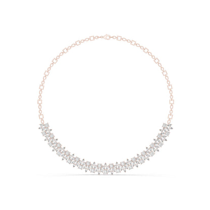 Round Lab Grown Diamond Pave Pendant