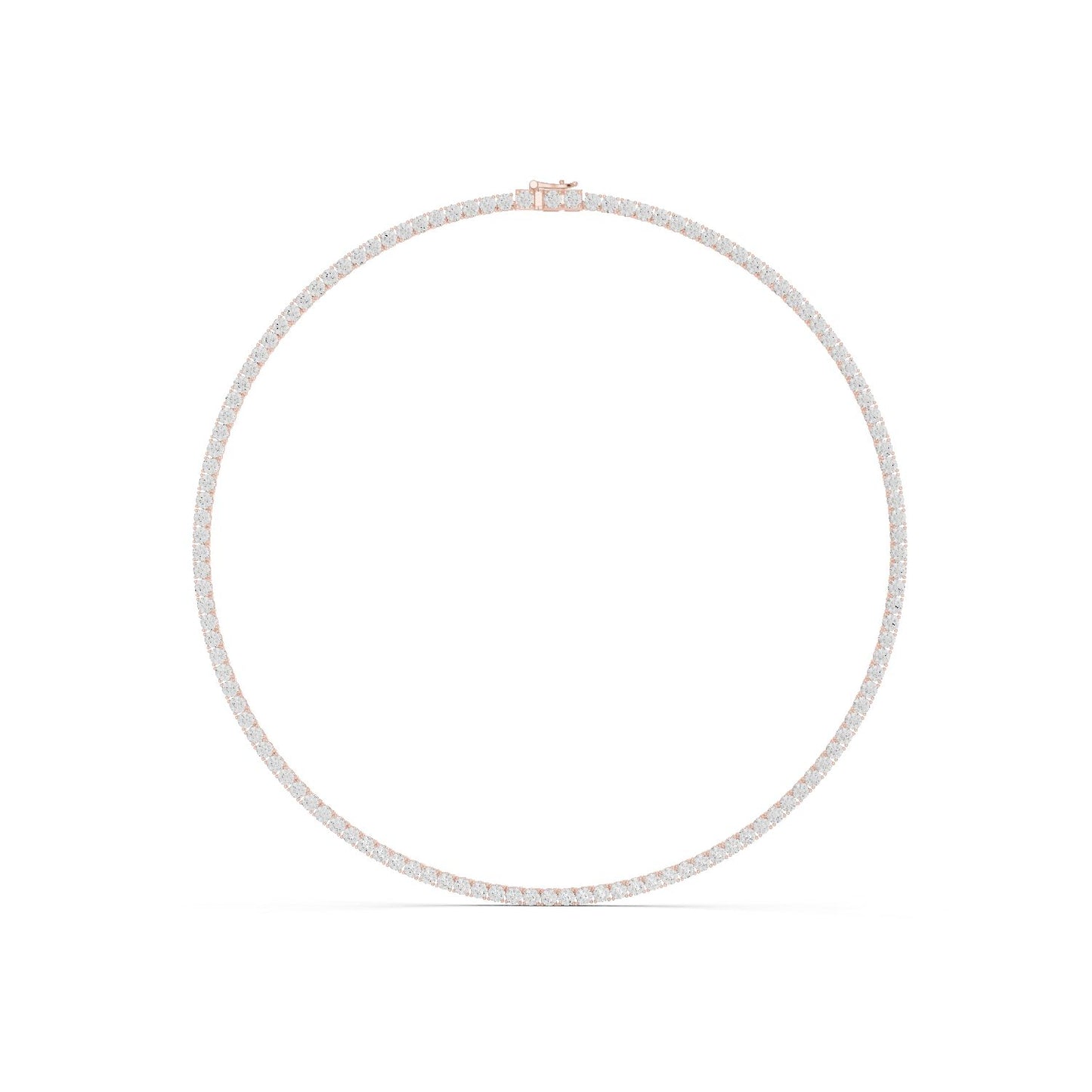 Round Lab Grown Diamond Pave Pendant