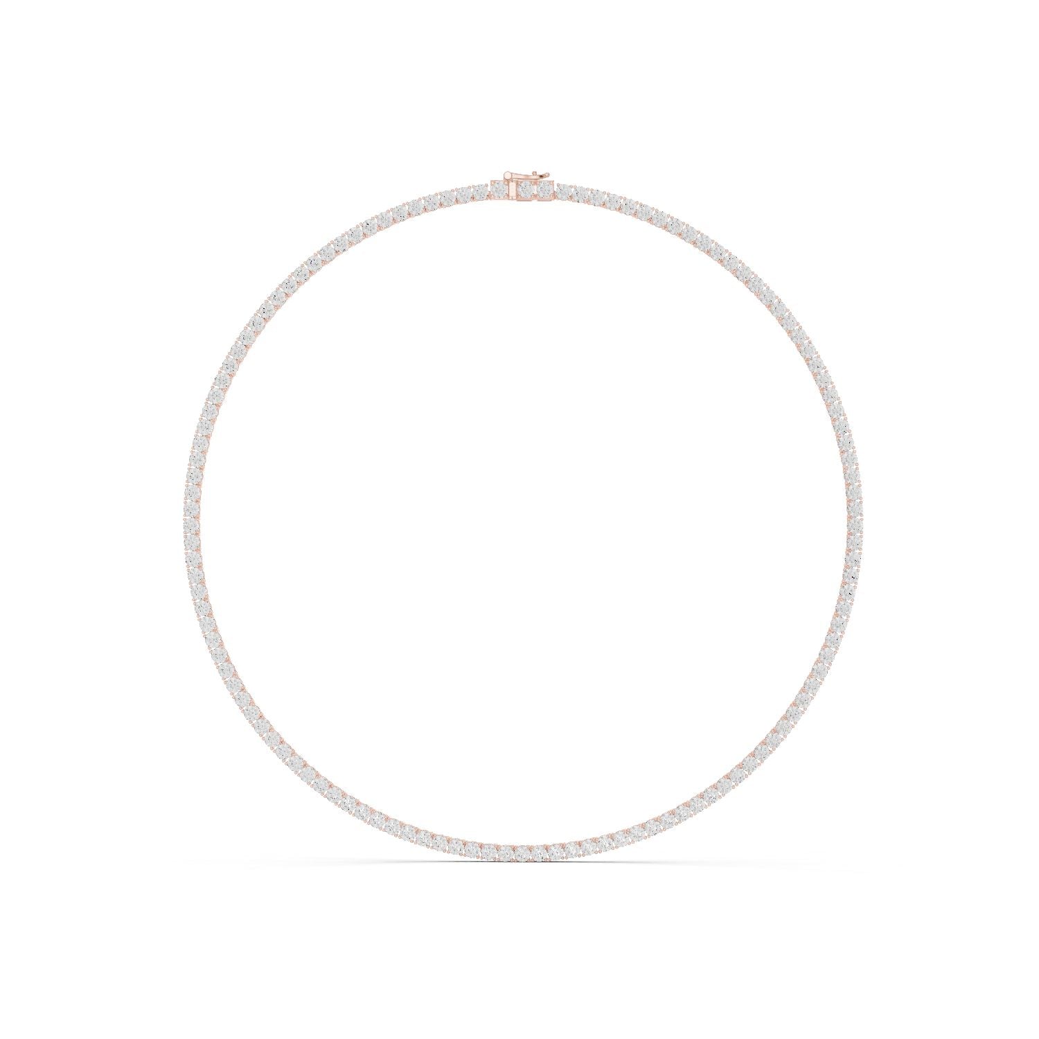 Round Lab Grown Diamond Pave Pendant
