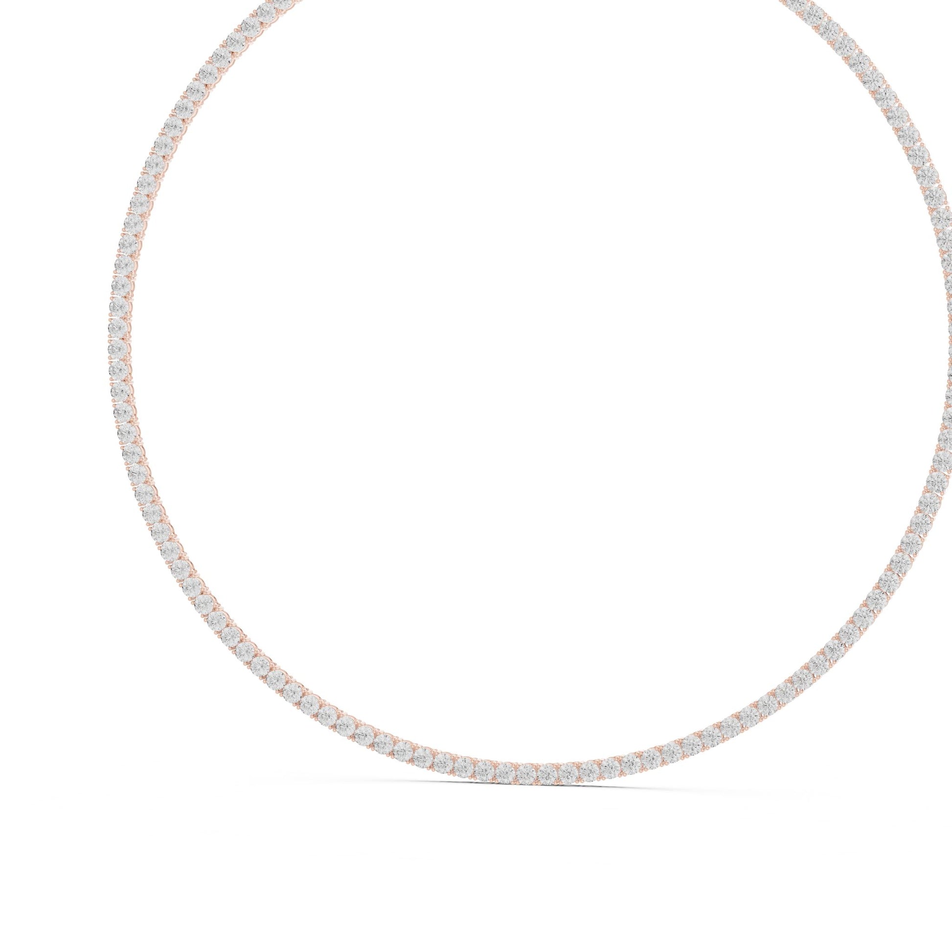 Round Lab Grown Diamond Pave Pendant