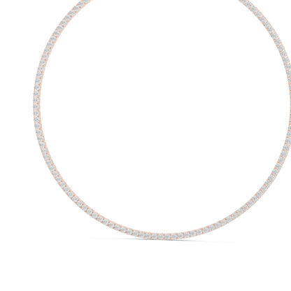 Round Lab Grown Diamond Pave Pendant