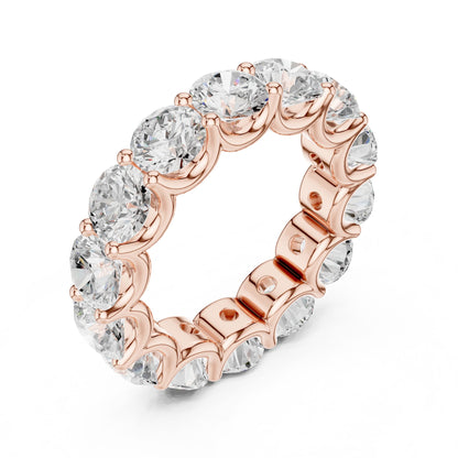 Round Lab Grown Diamond Pave Engagement Ring