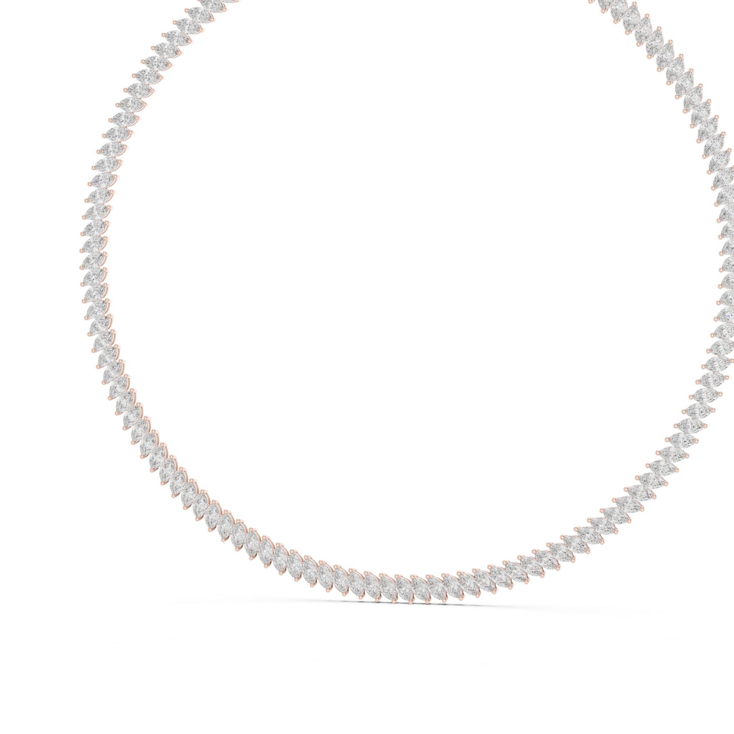 Round Lab Grown Diamond Pave Pendant