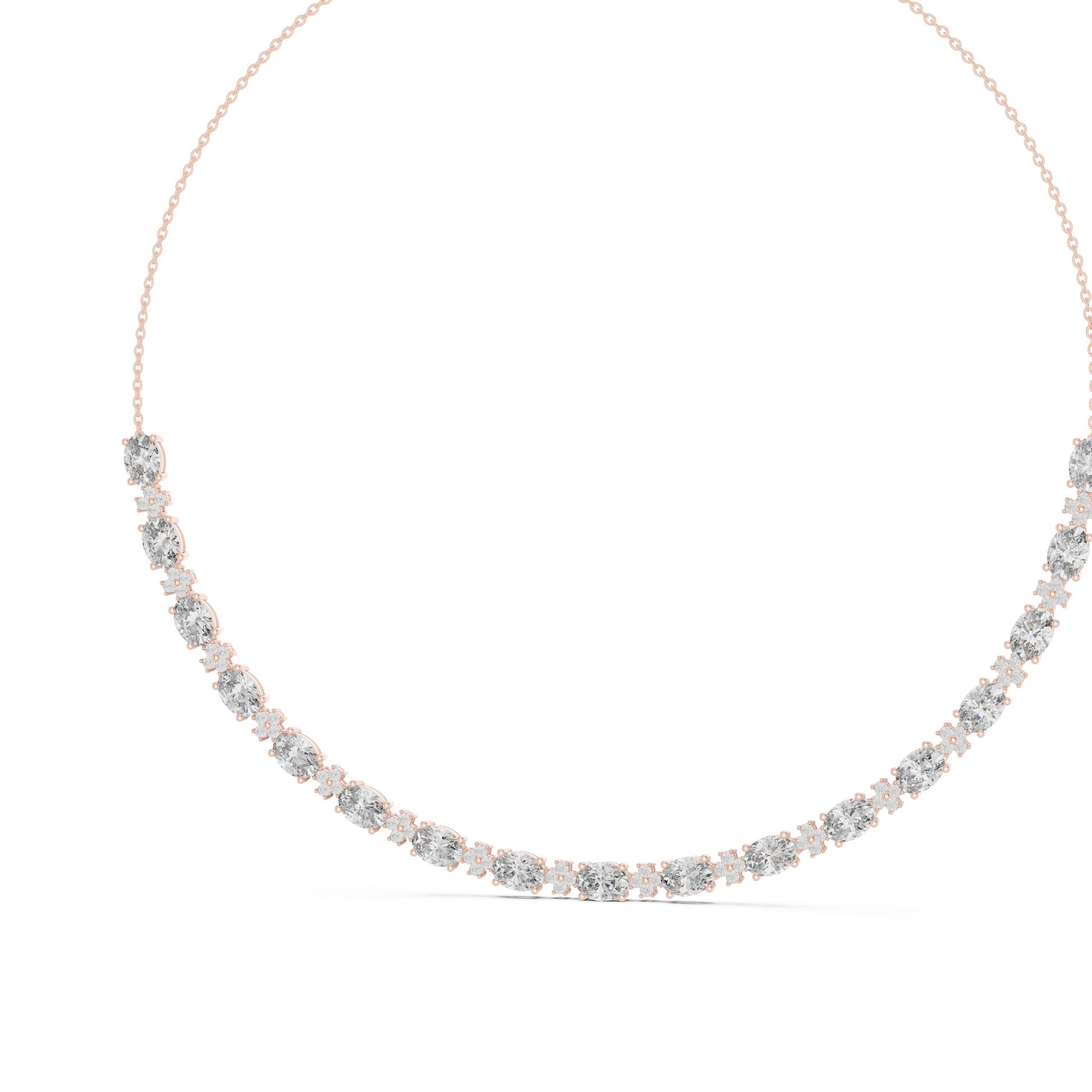 Round Lab Grown Diamond Pave Pendant