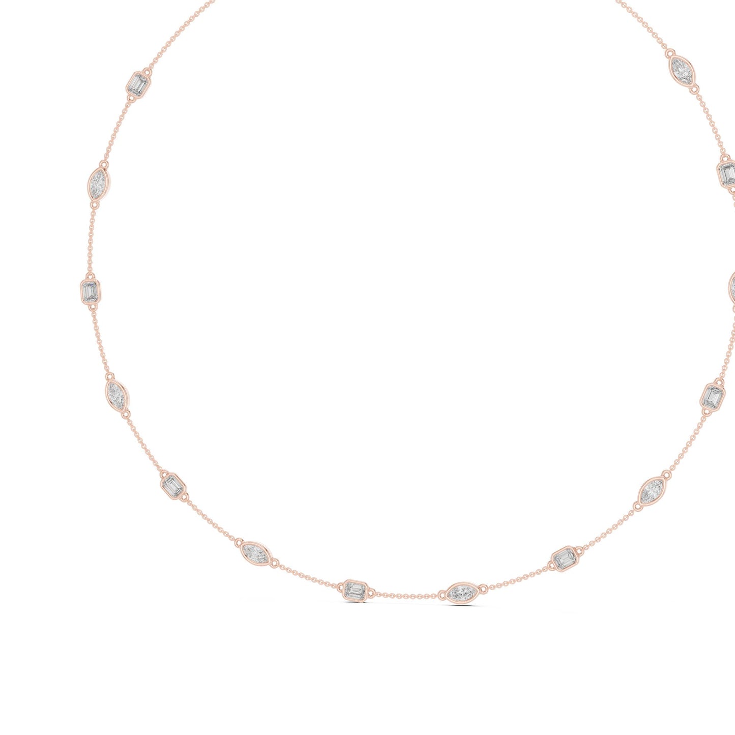 Round Lab Grown Diamond Pave Pendant