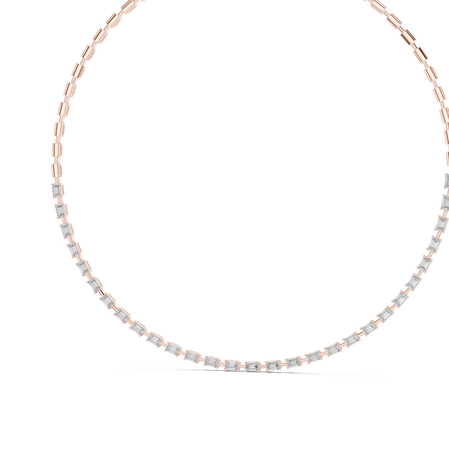 Round Lab Grown Diamond Pave Pendant