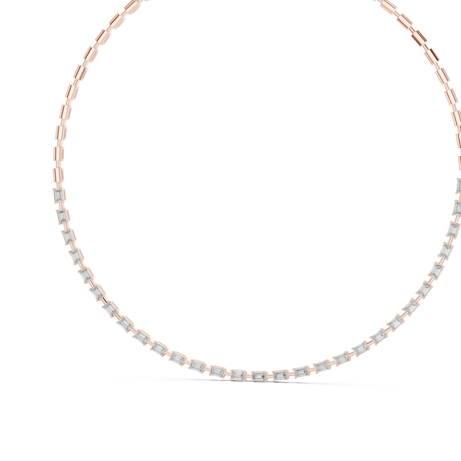 Round Lab Grown Diamond Pave Pendant