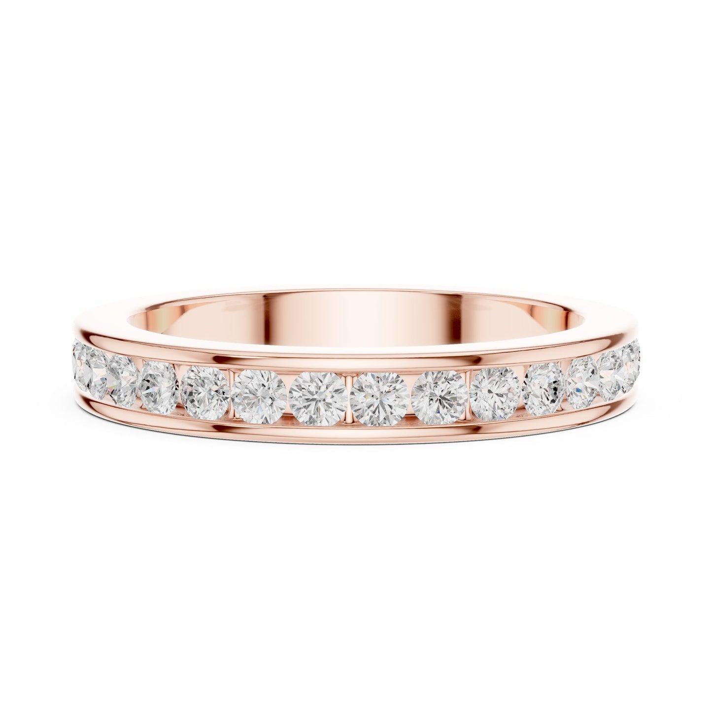 Men's Round Lab Grown Diamond Pave Ring