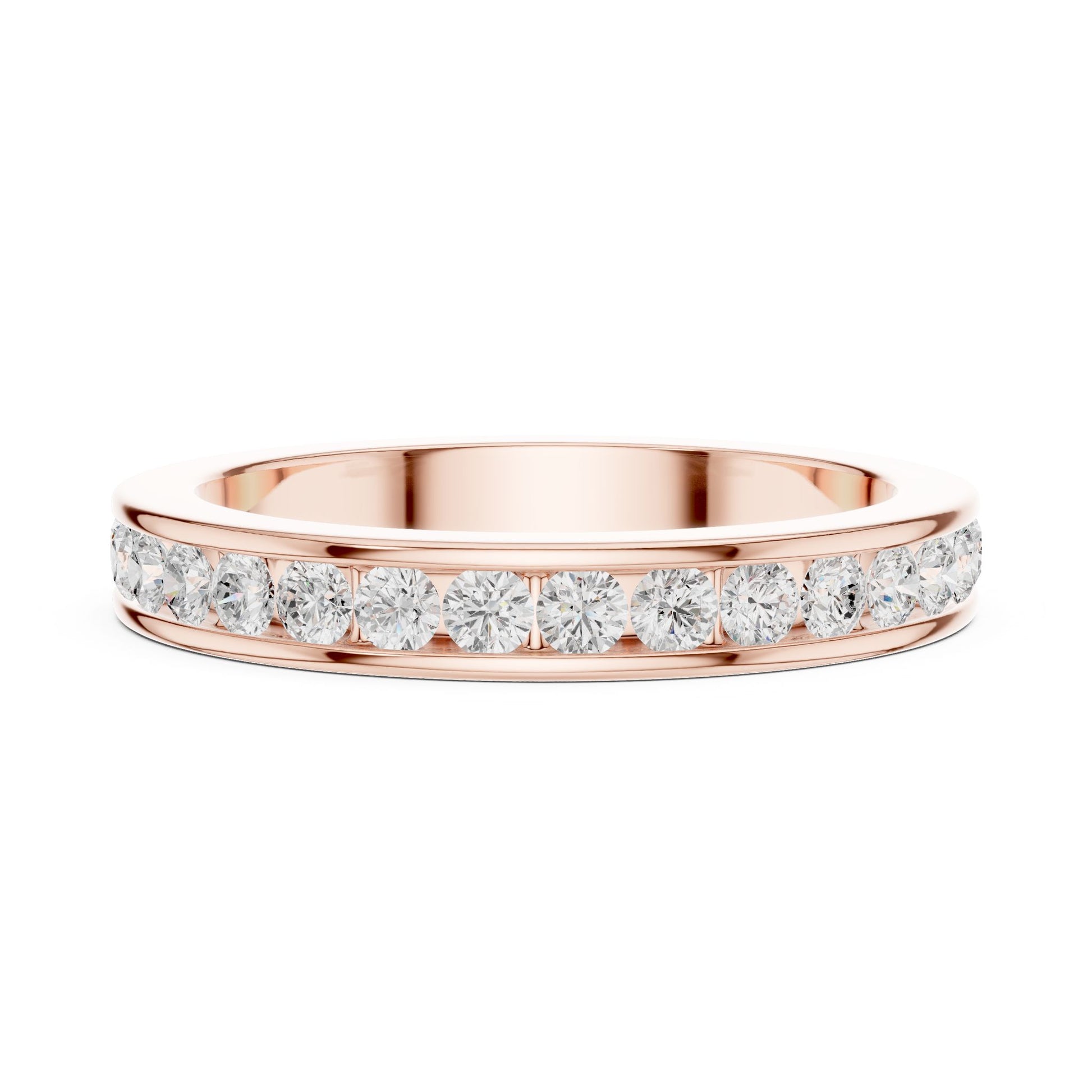 Men's Round Lab Grown Diamond Pave Ring