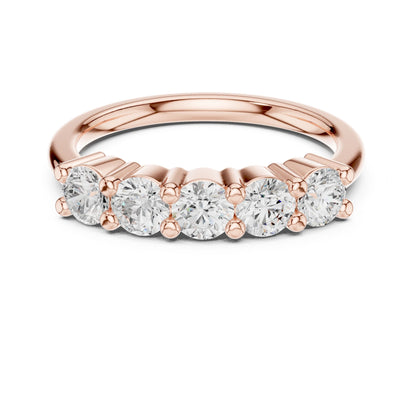 Round Lab Grown Diamond Pave Engagement Ring