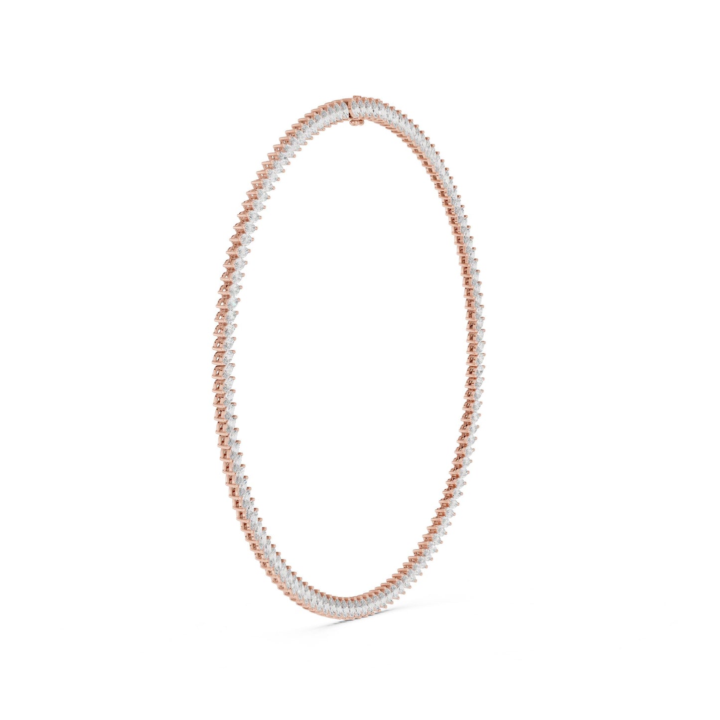 Round Lab Grown Diamond Pave Pendant