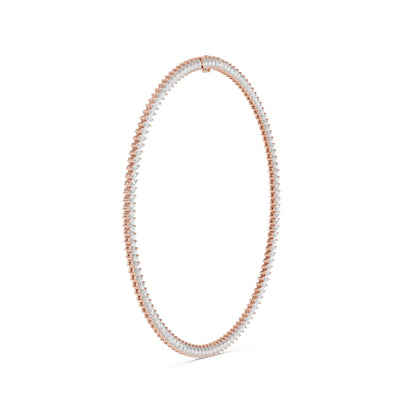 Round Lab Grown Diamond Pave Pendant
