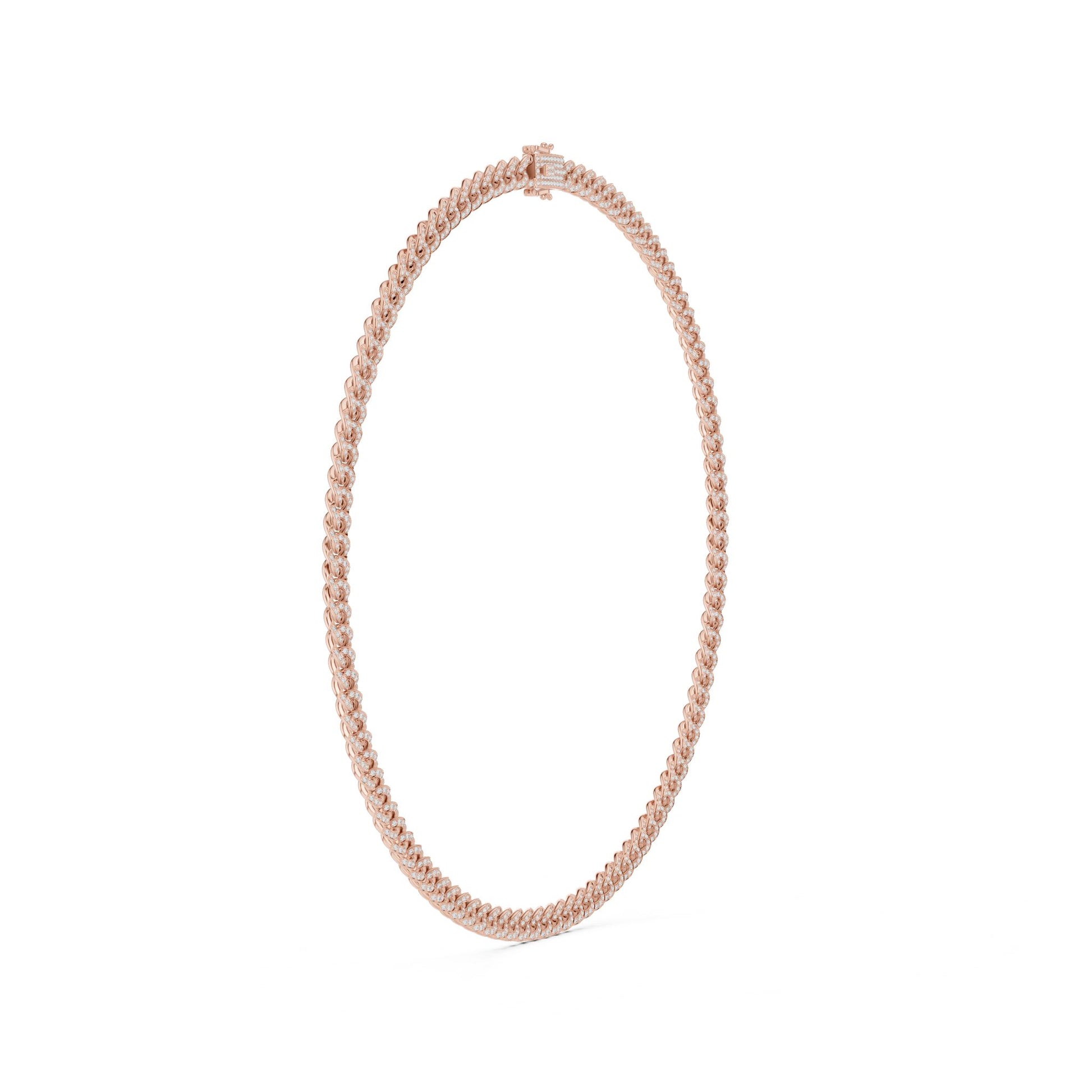 Round Lab Grown Diamond Pave Pendant