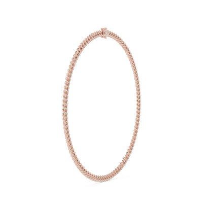 Round Lab Grown Diamond Pave Pendant