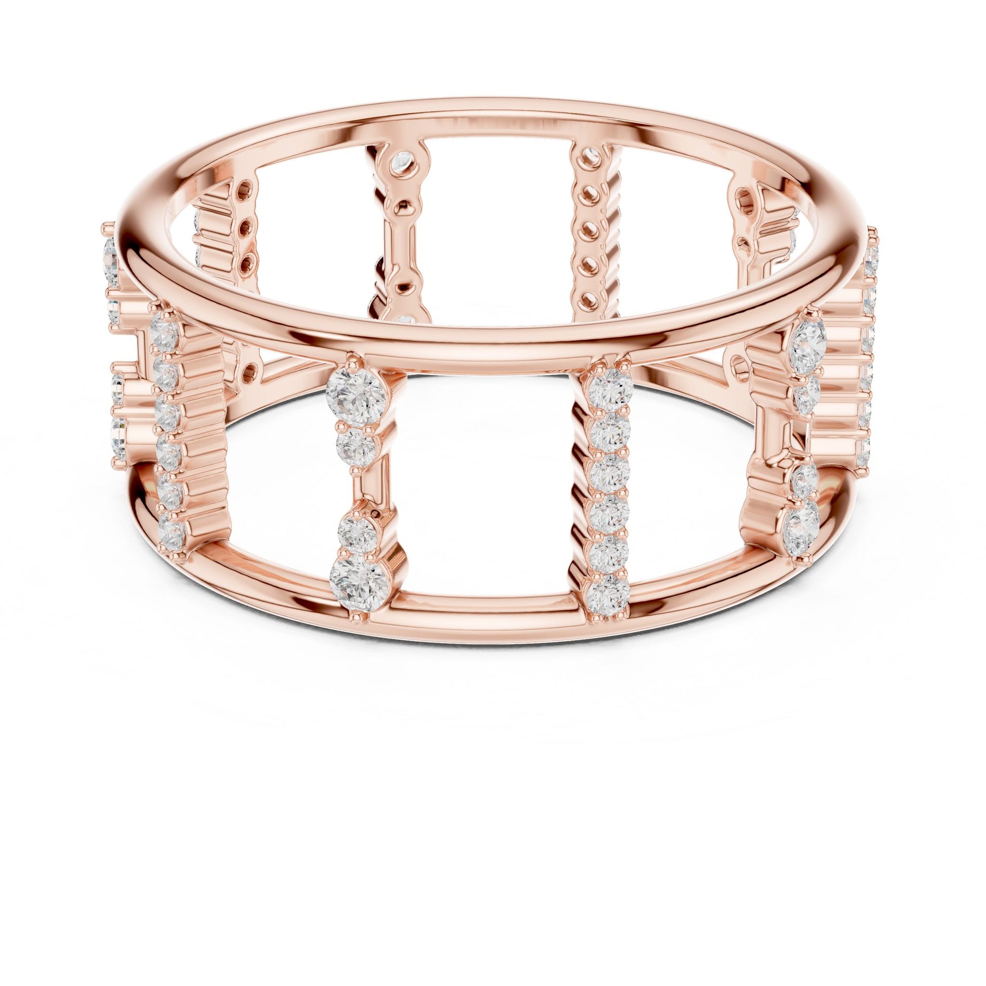 Women's Round Lab Grown Diamond Pave Ring