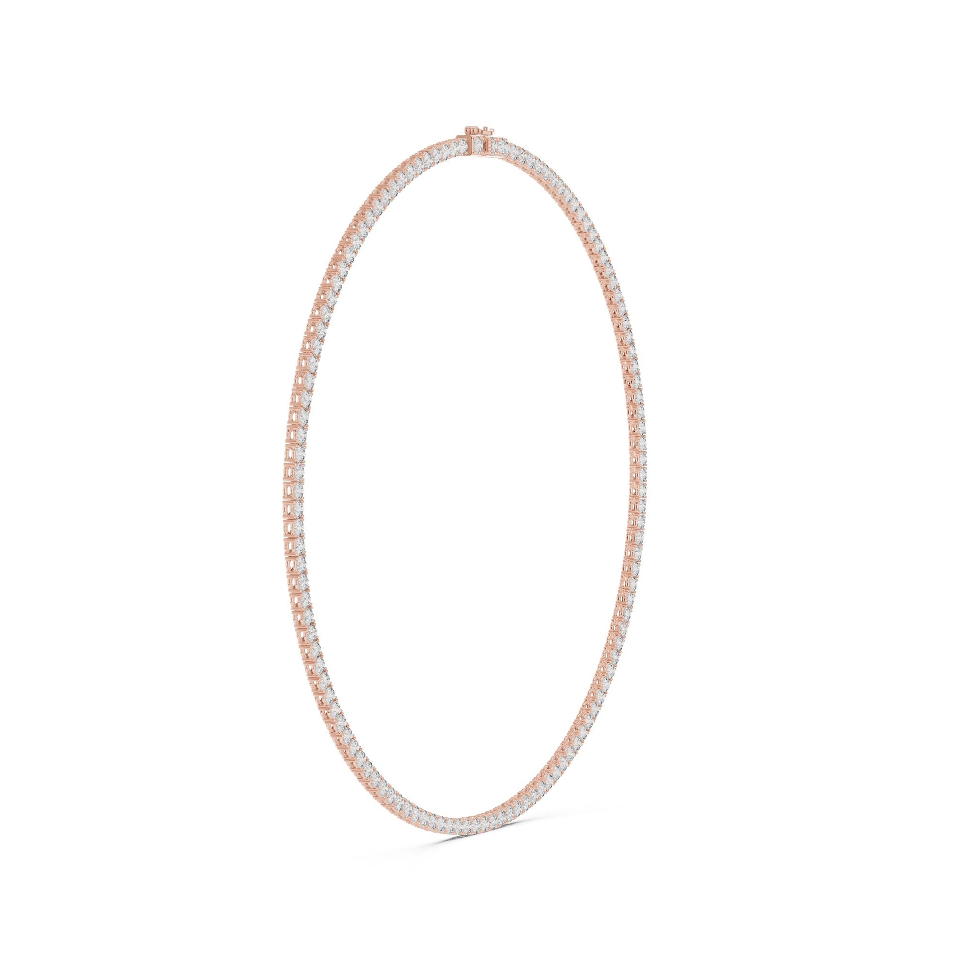 Round Lab Grown Diamond Pave Pendant
