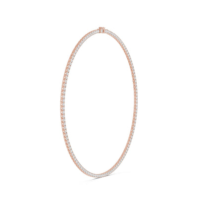 Round Lab Grown Diamond Pave Pendant
