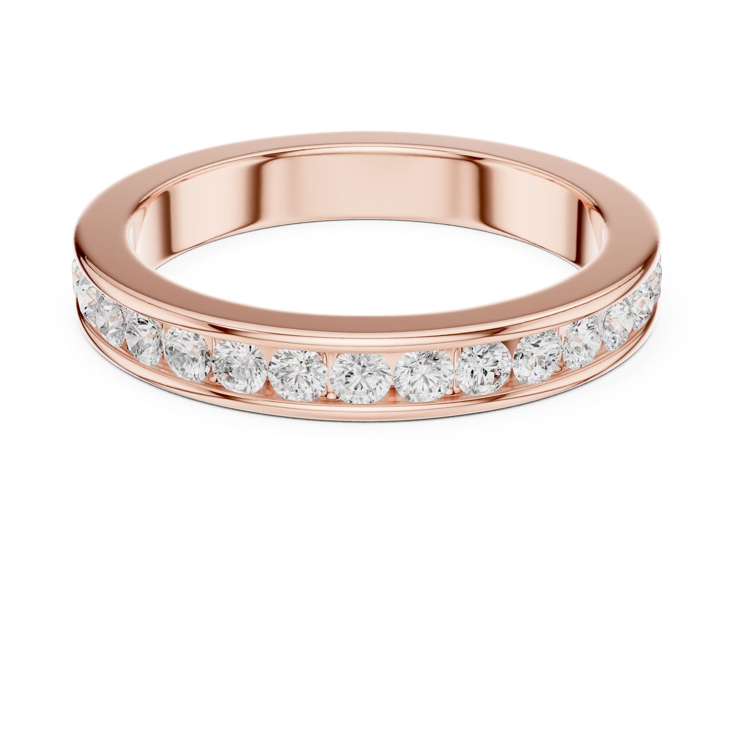 Men's Round Lab Grown Diamond Pave Ring
