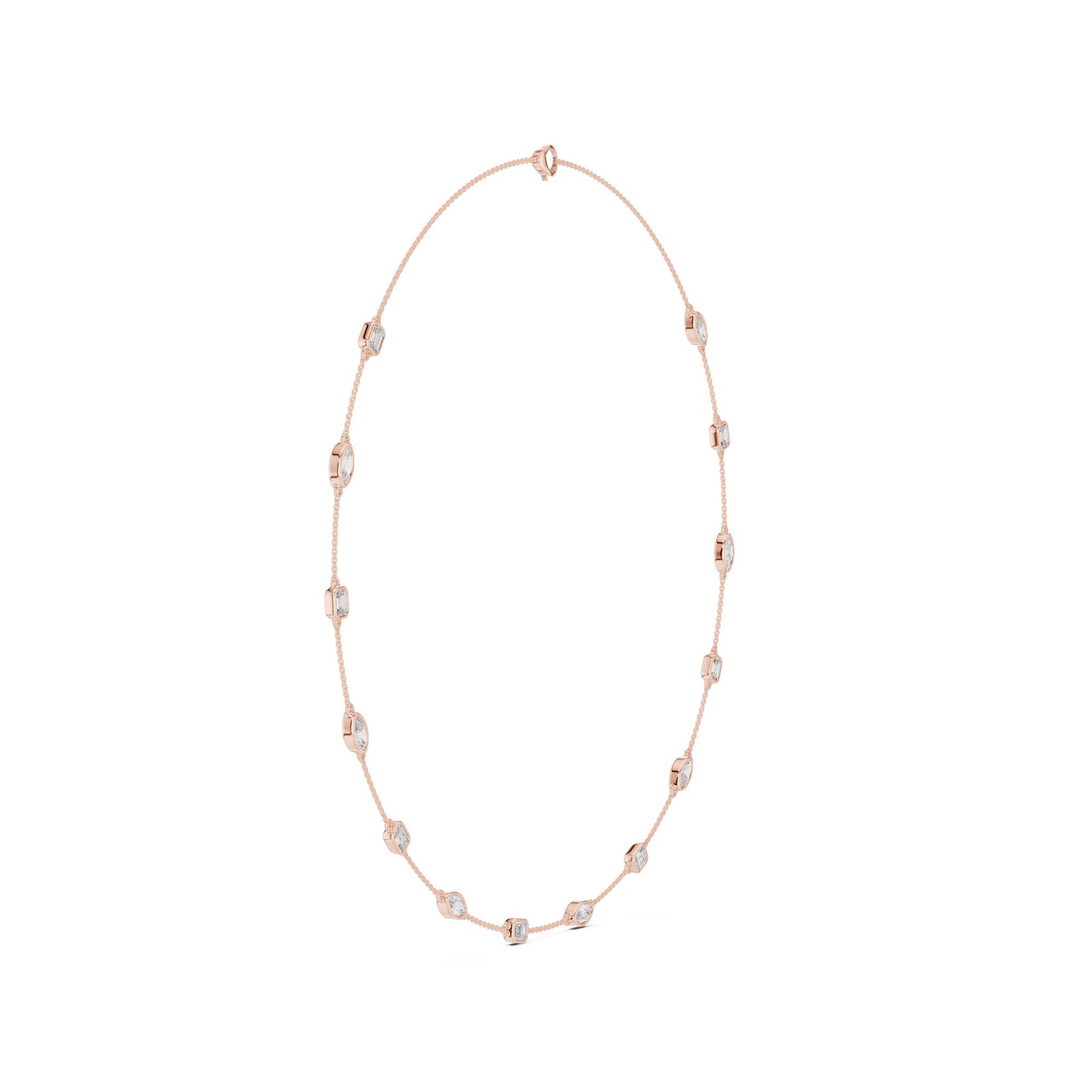 Round Lab Grown Diamond Pave Pendant