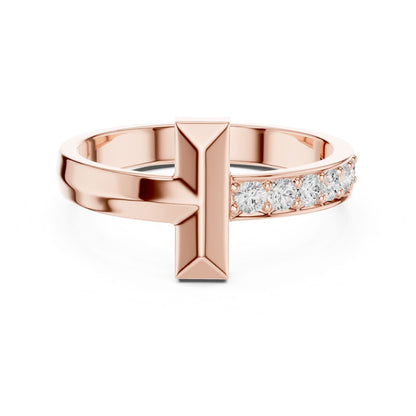 Men's Round Lab Grown Diamond Pave Ring