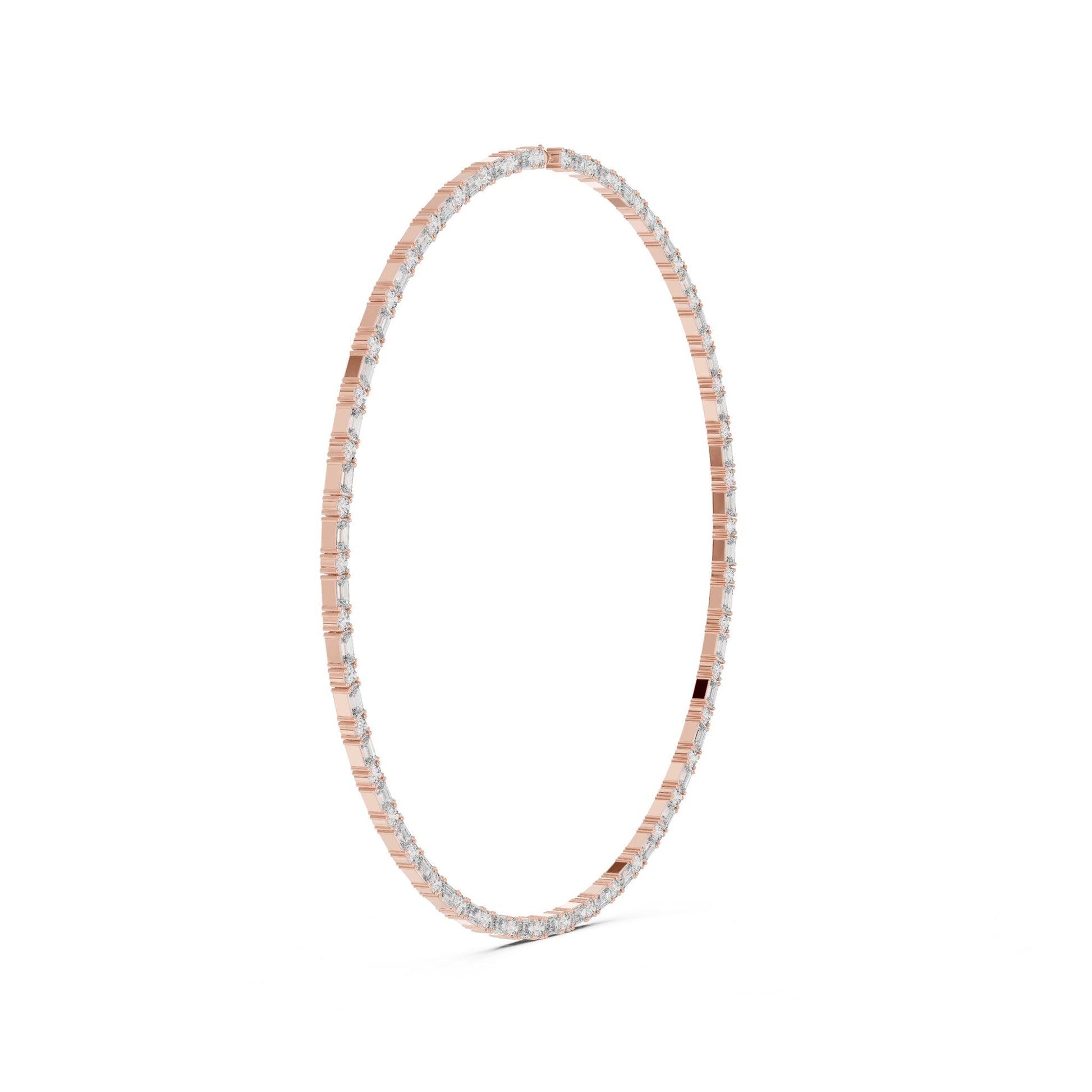 Round Lab Grown Diamond Pave Pendant
