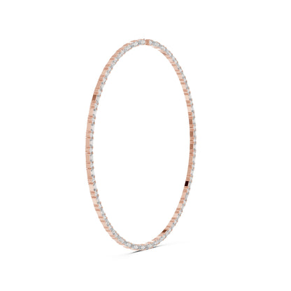 Round Lab Grown Diamond Pave Pendant