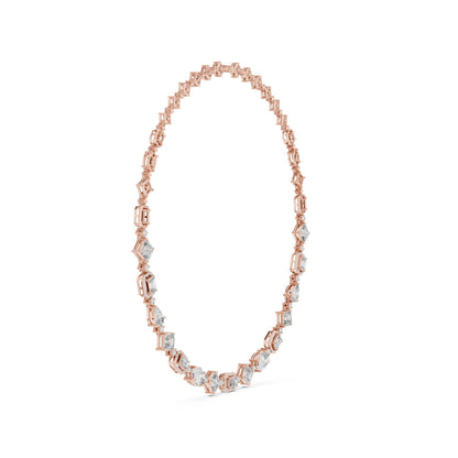 Round Lab Grown Diamond Pave Pendant