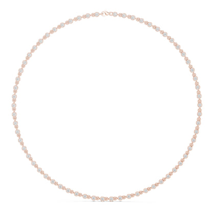 Round Lab Grown Diamond Pave Pendant