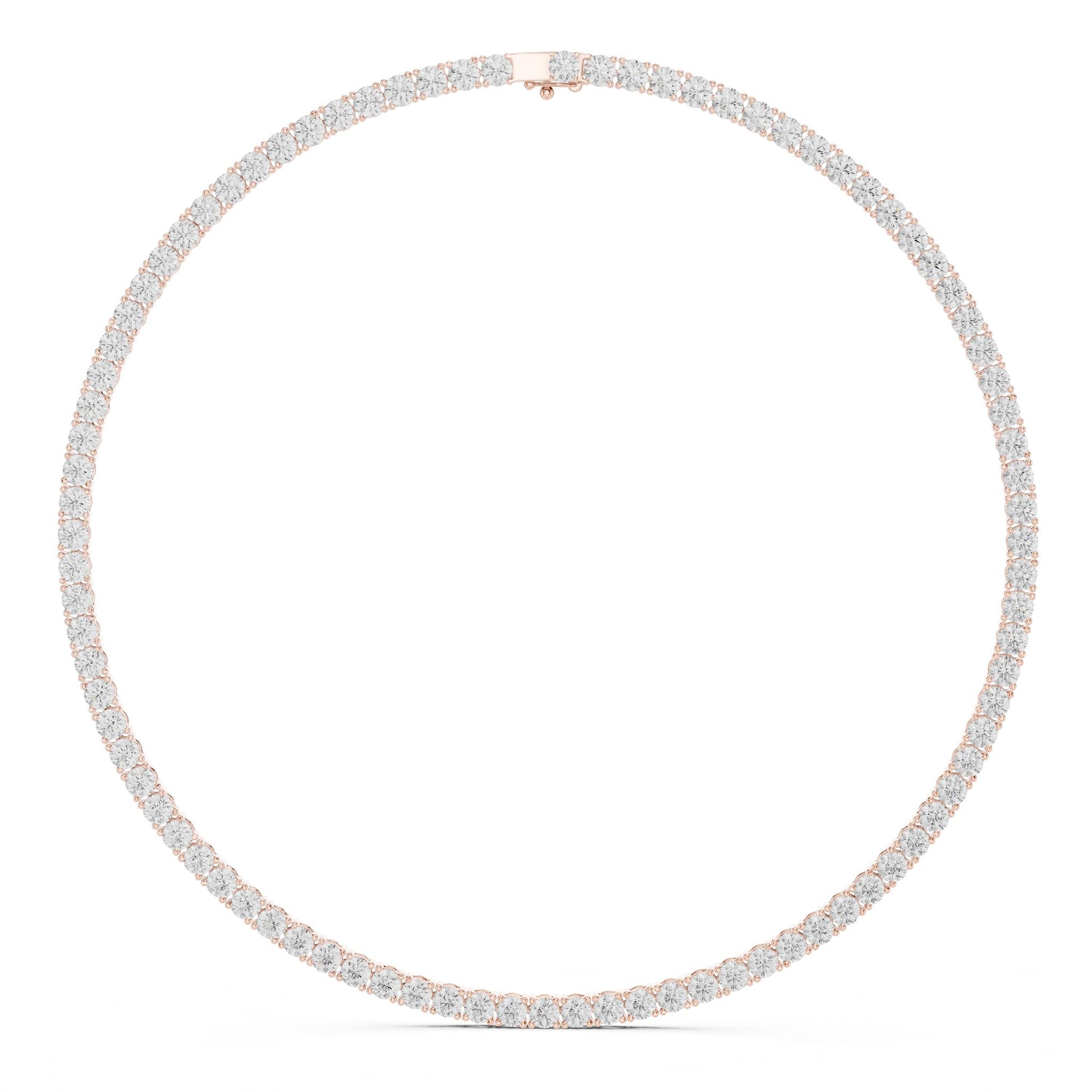 Round Lab Grown Diamond Pave Pendant