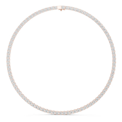 Round Lab Grown Diamond Pave Pendant