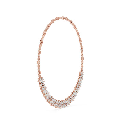 Round Lab Grown Diamond Pave Pendant