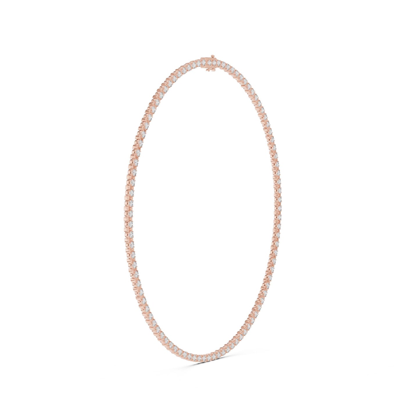 Round Lab Grown Diamond Pave Pendant